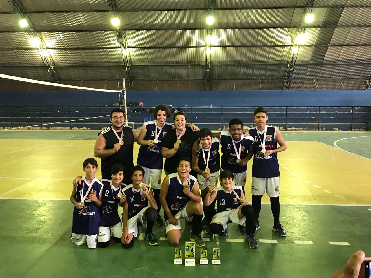 Capa da notícia Amarilis é  campeã da Copa de Voleibol Infantil de Alfredo Chaves
